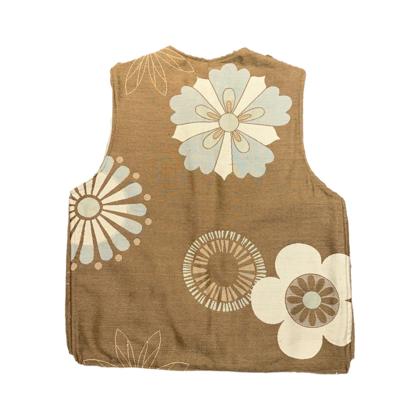 Reversible Tan/Teal Vest