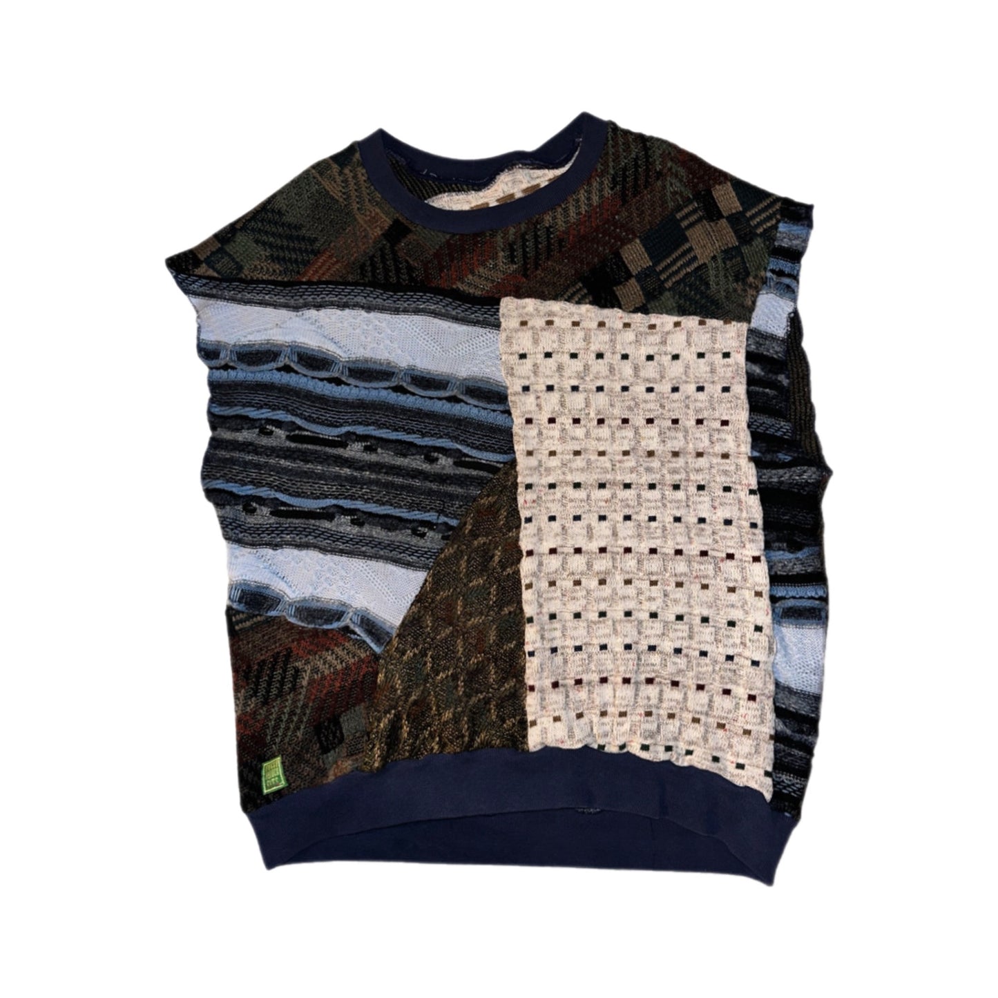 Organic Colorblock sweater Vest